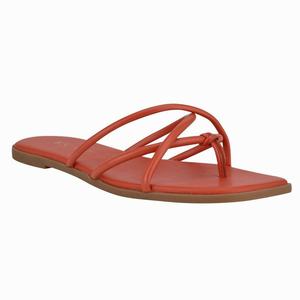 Nine West Razi Flat Slides - Orange - Ireland (VF8619730)